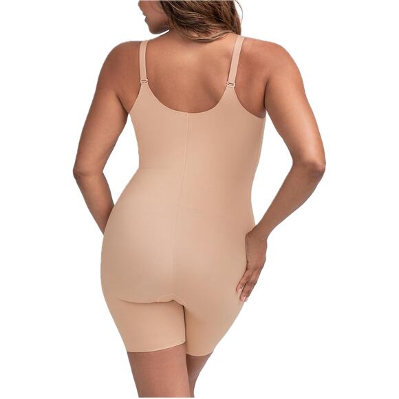 Honeylove Mid-Thigh Bodysuit Women's 3X | Beige Sand | Wireless Support | NWT - Picture 2 of 5